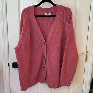Old Navy Women's Pink Cardigan Sweater